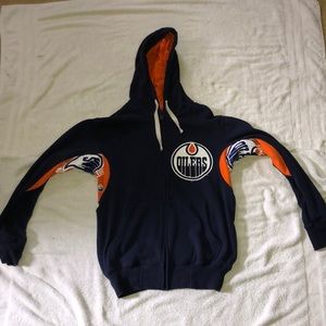 Edmonton Oilers zip up Hoodie